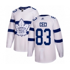 Men's Toronto Maple Leafs #83 Cody Ceci Authentic White 2018 Stadium Series Hockey Jersey