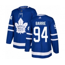 Men's Toronto Maple Leafs #94 Tyson Barrie Authentic Royal Blue Home Hockey Jersey