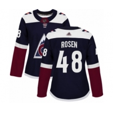 Women's Colorado Avalanche #48 Calle Rosen Authentic Navy Blue Alternate Hockey Jersey