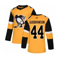 Men's Pittsburgh Penguins #44 Erik Gudbranson Authentic Gold Alternate Hockey Jersey