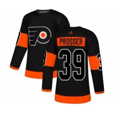 Men's Philadelphia Flyers #39 Nate Prosser Authentic Black Alternate Hockey Jersey