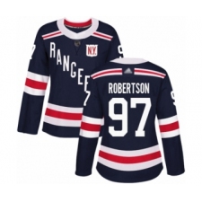 Women's New York Rangers #97 Matthew Robertson Authentic Navy Blue 2018 Winter Classic Hockey Jersey