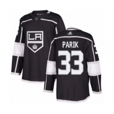 Youth Los Angeles Kings #33 Lukas Parik Authentic Black Home Hockey Jersey