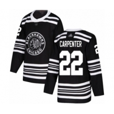 Men's Chicago Blackhawks #22 Ryan Carpenter Authentic Black Alternate Hockey Jersey