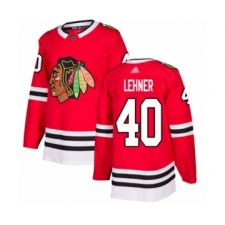 Youth Chicago Blackhawks #40 Robin Lehner Authentic Red Home Hockey Jersey