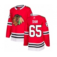Youth Chicago Blackhawks #65 Andrew Shaw Authentic Red Home Hockey Jersey