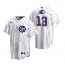 Men's Nike Chicago Cubs #13 David Bote White Home Stitched Baseball Jersey