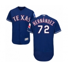 Men's Texas Rangers #72 Jonathan Hernandez Royal Blue Alternate Flex Base Authentic Collection Baseball Player Jersey