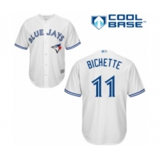 Youth Toronto Blue Jays #11 Bo Bichette Authentic White Home Baseball Player Jersey