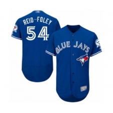 Men's Toronto Blue Jays #54 Sean Reid-Foley Blue Alternate Flex Base Authentic Collection Baseball Player Jersey