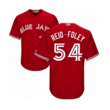 Youth Toronto Blue Jays #54 Sean Reid-Foley Authentic Scarlet Alternate Baseball Player Jersey