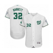 Men's Washington Nationals #32 Aaron Barrett White Celtic Flexbase Authentic Collection Baseball Player Jersey