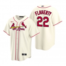 Men's Nike St. Louis Cardinals #22 Jack Flaherty Cream Alternate Stitched Baseball Jersey