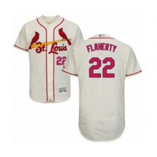 Men's St. Louis Cardinals #22 Jack Flaherty Cream Alternate Flex Base Authentic Collection Baseball Player Jersey
