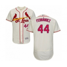 Men's St. Louis Cardinals #44 Junior Fernandez Cream Alternate Flex Base Authentic Collection Baseball Player Jersey