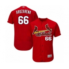 Men's St. Louis Cardinals #66 Randy Arozarena Red Alternate Flex Base Authentic Collection Baseball Player Jersey