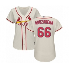 Women's St. Louis Cardinals #66 Randy Arozarena Authentic Cream Alternate Cool Base Baseball Player Jersey