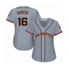 Women's San Francisco Giants #16 Aramis Garcia Authentic Grey Road Cool Base Baseball Player Jersey