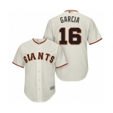 Youth San Francisco Giants #16 Aramis Garcia Authentic Cream Home Cool Base Baseball Player Jersey