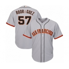 Youth San Francisco Giants #57 Dereck Rodriguez Authentic Grey Road Cool Base Baseball Player Jersey