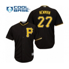 Youth Pittsburgh Pirates #27 Kevin Newman Authentic Black Alternate Cool Base Baseball Player Jersey