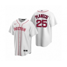 Men's Boston Red Sox #25 Kevin Plawecki Nike White Replica Alternate Jersey