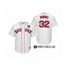Men's  Boston Red Sox 2019 Armed Forces Day #32Matt Barnes  White Jersey