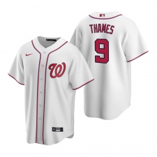 Men's Nike Washington Nationals #9 Eric Thames White Home Stitched Baseball Jersey
