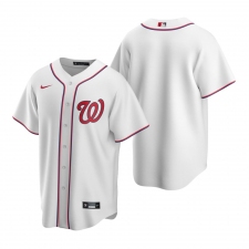 Men's Nike Washington Nationals Blank White Home Stitched Baseball Jersey