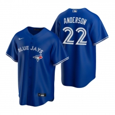 Men's Nike Toronto Blue Jays #22 Chase Anderson Royal Alternate Stitched Baseball Jersey