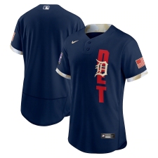 Men's Detroit Tigers Blank Nike Navy 2021 MLB All-Star Game Authentic Jersey
