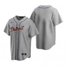 Men's Nike Detroit Tigers Blank Gray Road Baseball Jersey