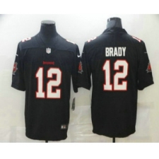 Men's Tampa Bay Buccaneers #12 Tom Brady Black 2020 NEW Vapor Untouchable Stitched NFL Nike Limited Jersey