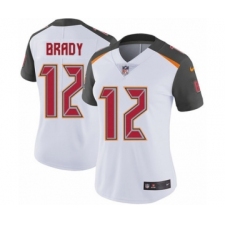 Women's Tampa Bay Buccaneers #12 Tom Brady White Vapor Untouchable Limited Player Football Jersey