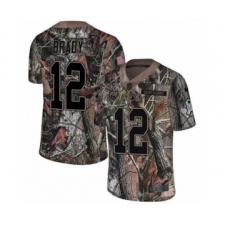 Youth Tampa Bay Buccaneers #12 Tom Brady Limited Camo Rush Realtree Football Jersey