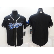 Men's Los Angeles Dodgers Blank Black Home Authentic Team Jersey