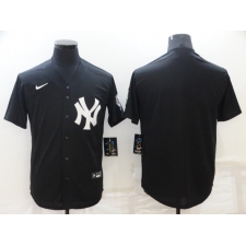 Men's Nike New York Yankees Blank Black Alternate Stitched Baseball Jersey