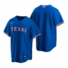 Men's Nike Texas Rangers Blank Royal Alternate Stitched Baseball Jersey