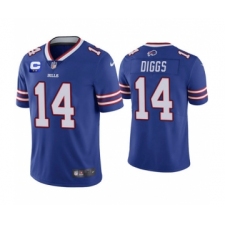 Men's Buffalo Bills 2022 #14 Stefon Diggs Royal Blue With 2-star C Patch Vapor Untouchable Limited Stitched NFL Jersey