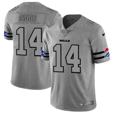 Nike Buffalo Bills #14 Stefon Diggs Men's Gray Gridiron II Vapor Untouchable Limited NFL Jersey