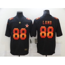 Men's Dallas Cowboys #88 CeeDee Lamb Black colorful Nike Limited Jersey