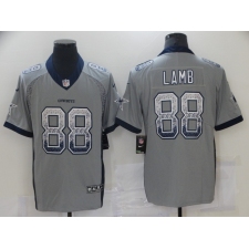 Men's Dallas Cowboys #88 CeeDee Lamb Gray Nike Rush Drift Fashion Limited Jersey
