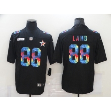 Men's Dallas Cowboys #88 CeeDee Lamb Rainbow Version Nike Limited Jersey