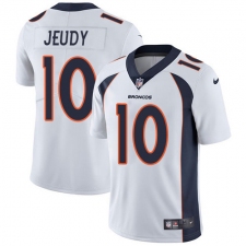 Youth Denver Broncos #10 Jerry Jeudy White Stitched Vapor Untouchable Limited Jersey