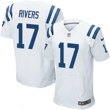 Men's Nike Indianapolis Colts #17 Philip Rivers White Stitched NFL New Elite Jersey