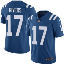 Youth Nike Indianapolis Colts #17 Philip Rivers Royal Blue Team Color Stitched NFL Vapor Untouchable Limited Jersey