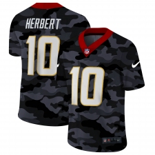 Men's Los Angeles Chargers #10 Justin Herbert Camo 2020 Nike Limited Jersey