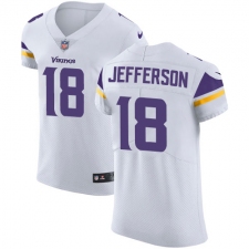 Men's Minnesota Vikings #18 Justin Jefferson White Stitched NFL New Elite Jersey