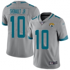Men's Jacksonville Jaguars #10 Laviska Shenault Jr. Silver Stitched Limited Inverted Legend Jersey