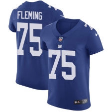 Nike New York Giants #75 Cameron Fleming Royal Blue Team Color Men's Stitched NFL Vapor Untouchable Elite Jersey